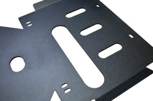 Toyota Tacoma Bumper Skid Plate - Fishbone Offroad - Complete Underbelly Skid Plates FB23330 - Black - `16-`23